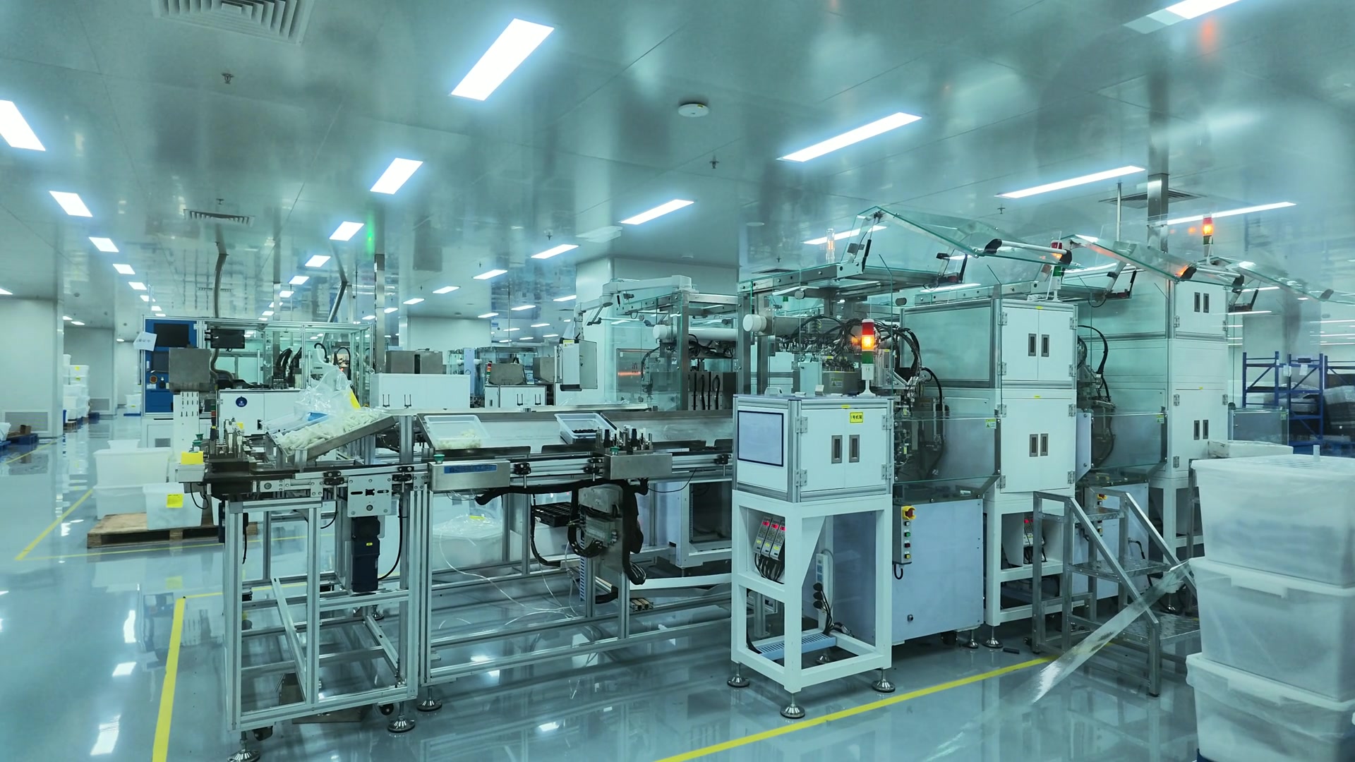 Assembly equipment in company-provided manufacturing photography