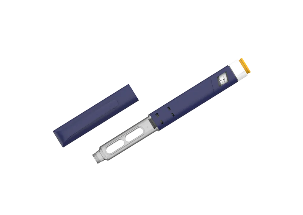 Pen platform configuration example with the cap removed to show the cartridge holder